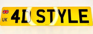 UK Badge Show Plates (Custom Spacing)