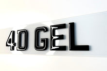 Load image into Gallery viewer, 4D Gel Number Plates (Road Legal)
